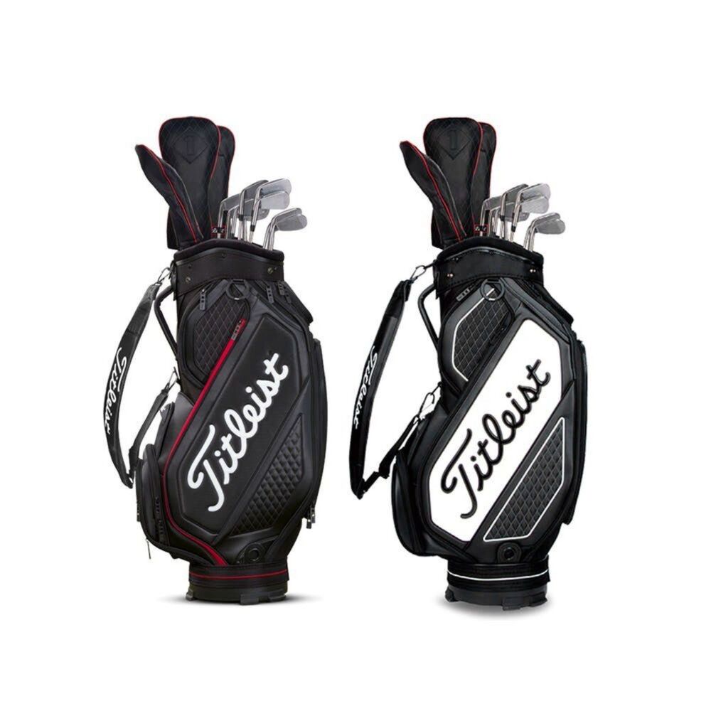 Titleist Premium Stand Golf Bag Black White Lightweight Men
